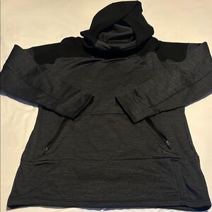 The North Face Women’s Charcoal and Black Hoodie